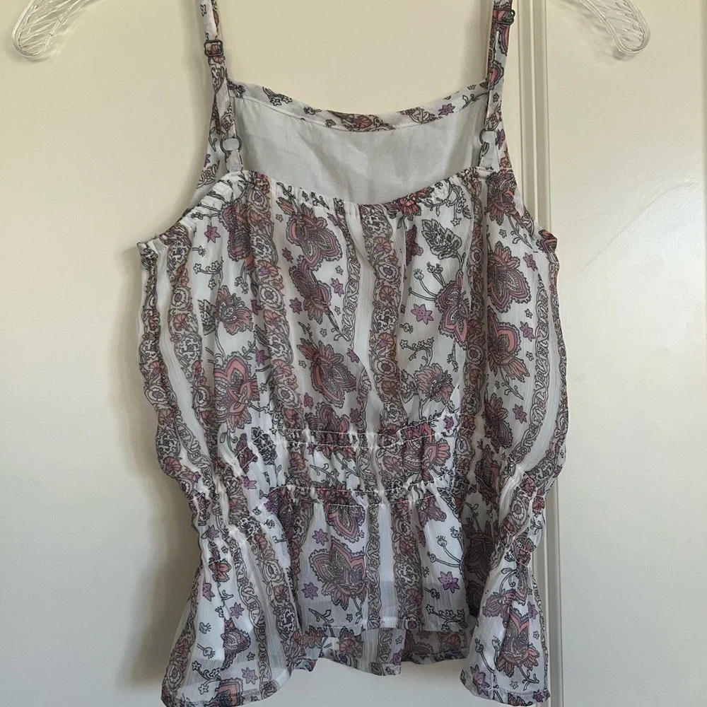 white urban outfitters blouse tank top size 11/12 - Picture 4 of 5